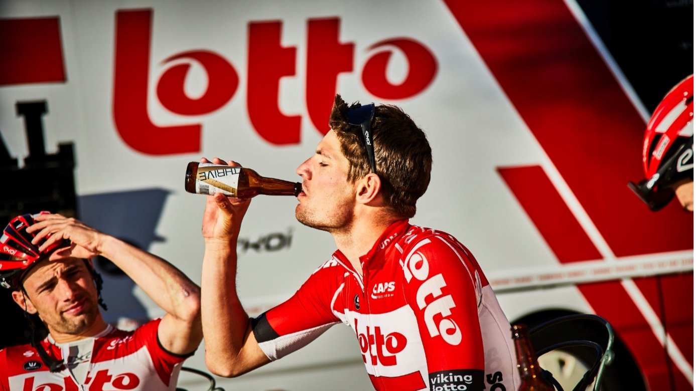 Eerste sportbier ter wereld gaat partnership aan met wielerploeg Lotto Soudal