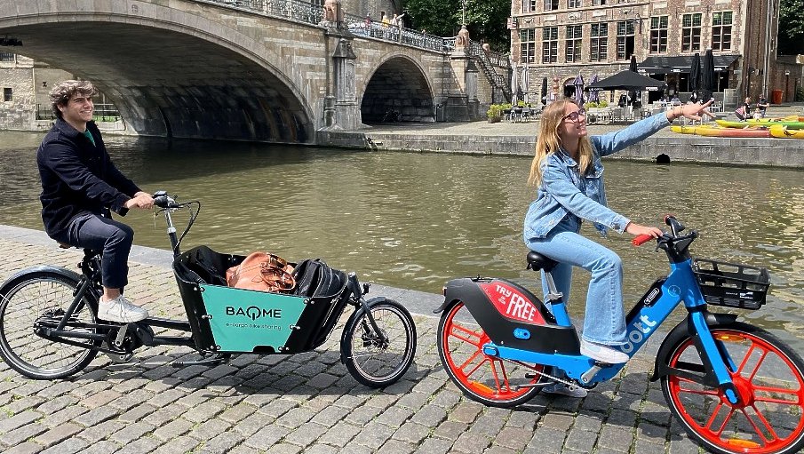 Gent laat twee nieuwe aanbieders van elektrische deel- en bakfietsen toe