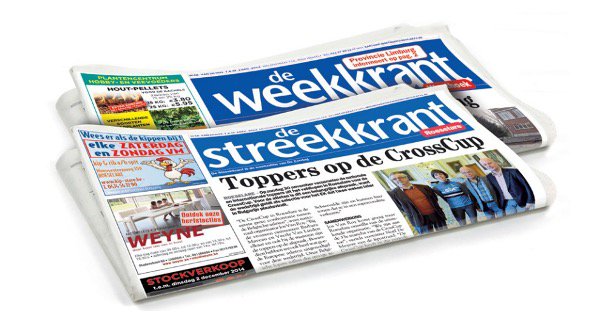 Gratis papieren Streekkranten krijgen digitale doodsteek