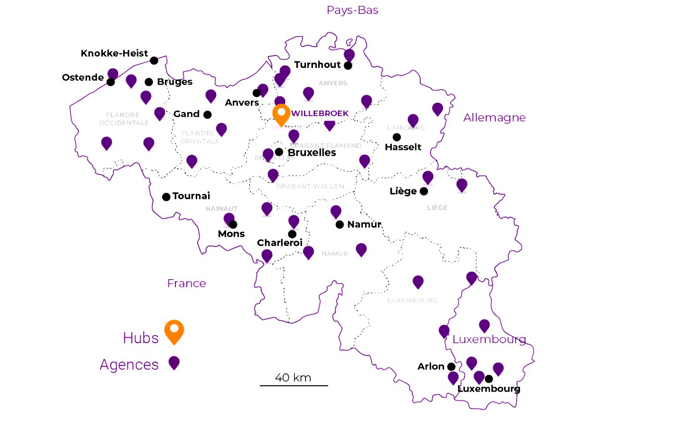 Grote Franse pakketbezorger bedient vanaf vandaag ook de Belgische markt