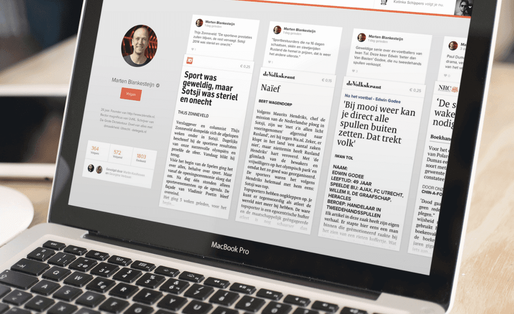 Revolutie in krantenland! Blendle, de iTunes van de journalistiek