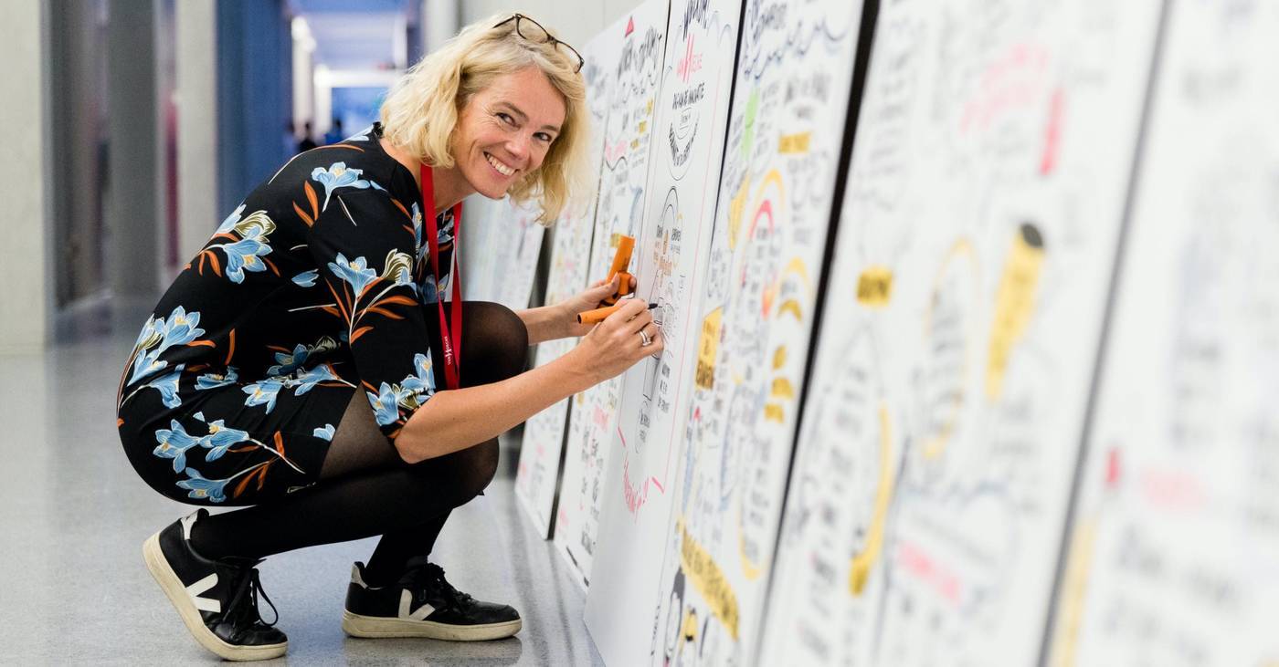 Tekenen aan de wand: Axelle Vanquaillie over de strategische voordelen van visuele communicatie