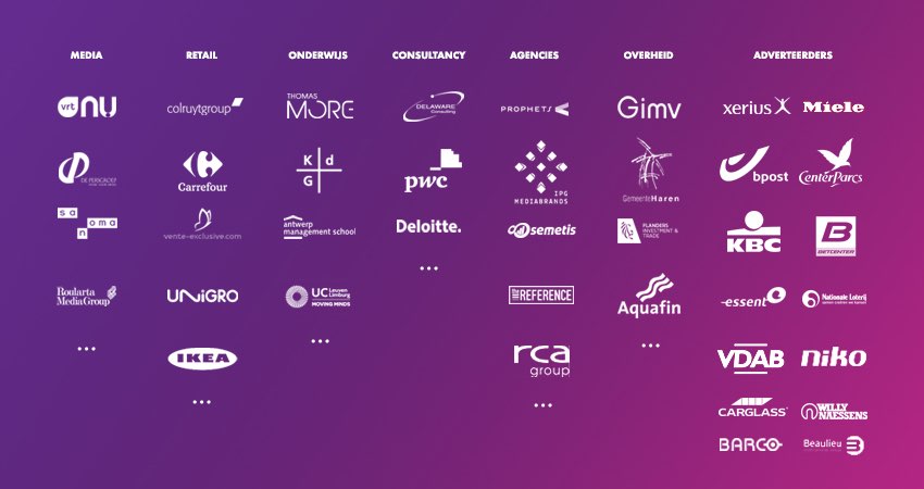 Wie zijn de 860+ digital professionals, ondernemers en beslissingsnemers die jij kan ontmoeten op WebTomorrow?