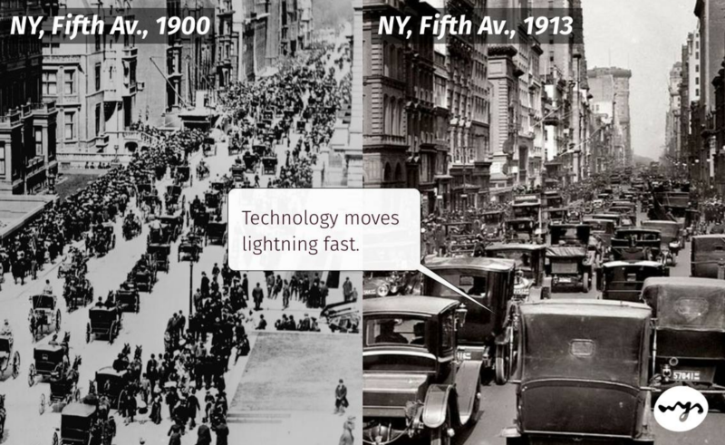 Auto's 1900 vs 1913