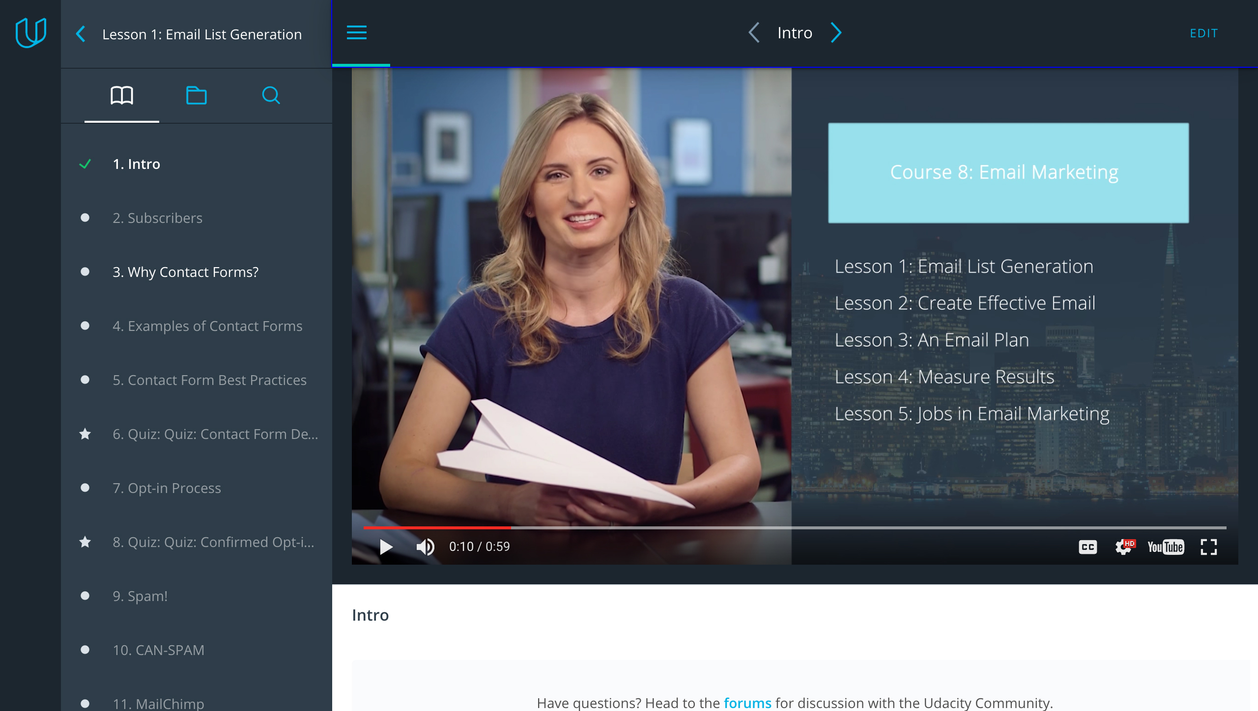 In beeld: de online marketing videolessen van Udacity